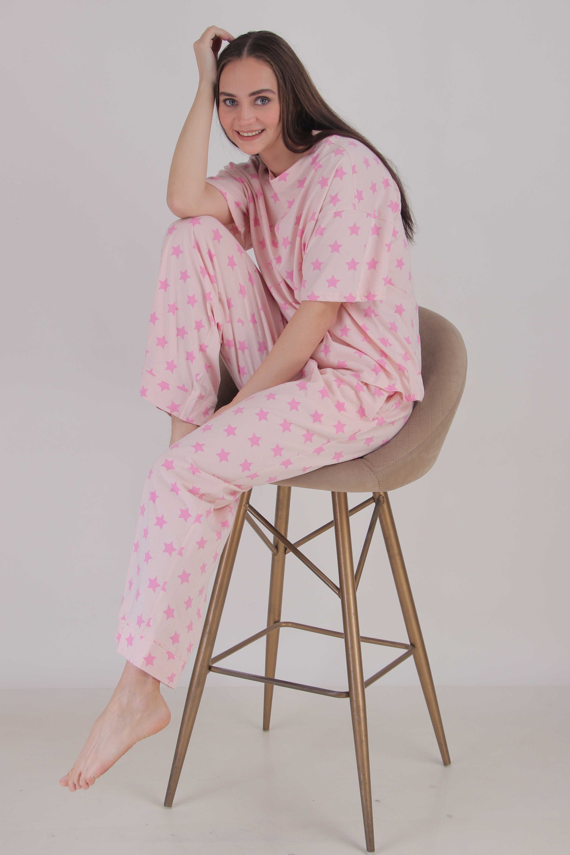 Berry Star Oversized PJ Set | Masha at Broadway