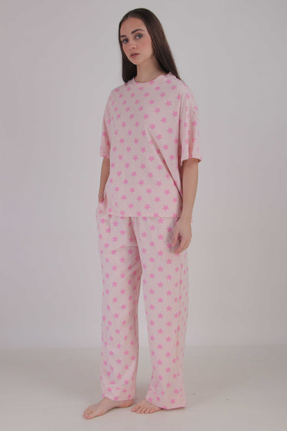 Berry Star Oversized PJ Set | Masha at Broadway