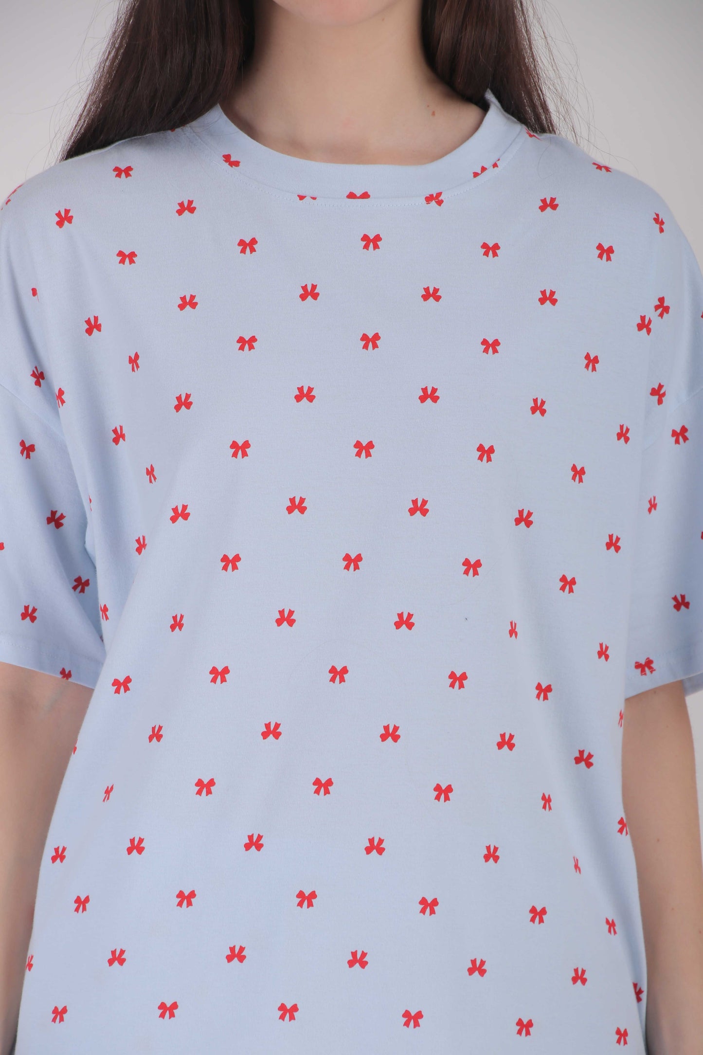 Bow Me Over Oversized PJ Set | Masha at Broadway