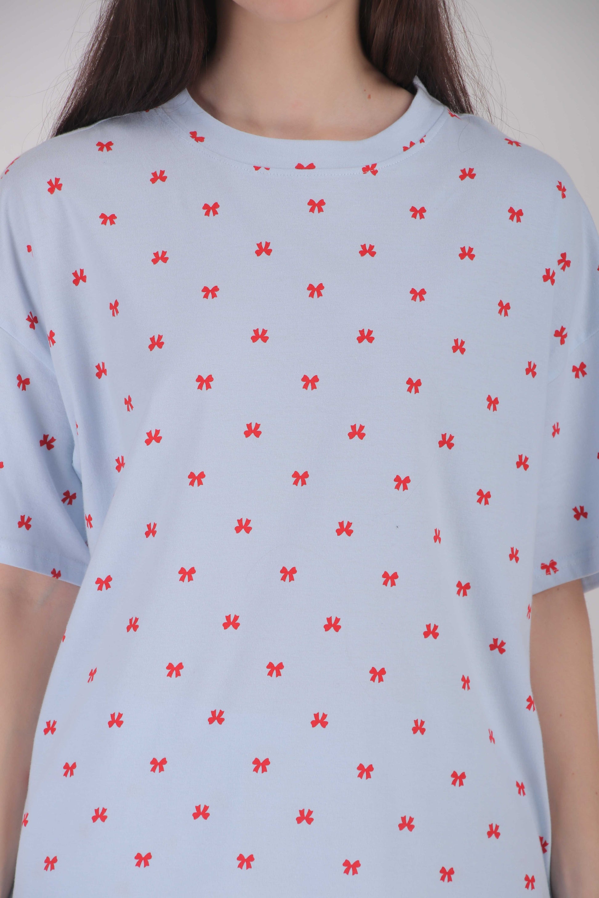 Bow Me Over Oversized PJ Set | Masha at Broadway