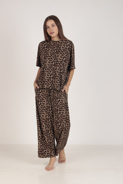 Cheetah Oversized PJ set | Masha at Broadway