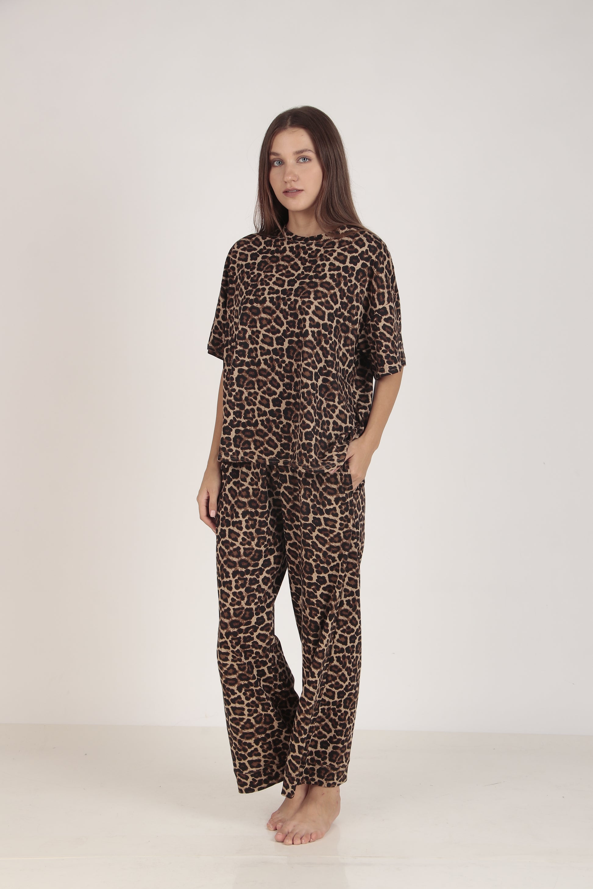 Cheetah Oversized PJ set | Masha at Broadway