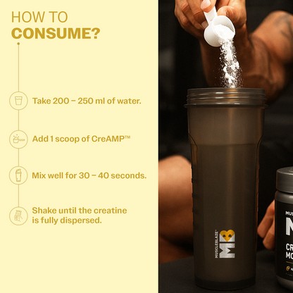 MuscleBlaze Creatine Monohydrate CreAMP , Citrus Blast, 320g | MuscleBlaze at Broadway
