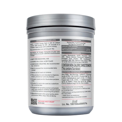 MuscleBlaze Creatine Monohydrate CreAMP , Citrus Blast, 320g | MuscleBlaze at Broadway