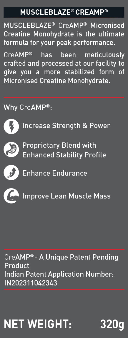 MuscleBlaze Creatine Monohydrate CreAMP, Watermelon Kool Aid | MuscleBlaze at Broadway