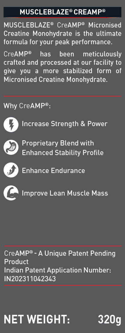 MuscleBlaze Creatine Monohydrate CreAMP, Watermelon Kool Aid | MuscleBlaze at Broadway