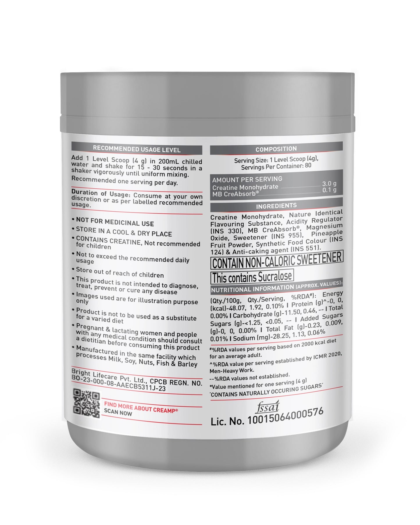 MuscleBlaze Creatine Monohydrate CreAMP, Watermelon Kool Aid | MuscleBlaze at Broadway