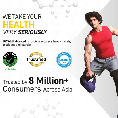 MuscleBlaze Biozyme Performance Whey Protein, Chocolate Hazelnut, 2kg