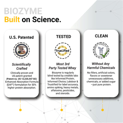 MuscleBlaze Biozyme Performance Whey Protein Sachets, Mango (5x36g)