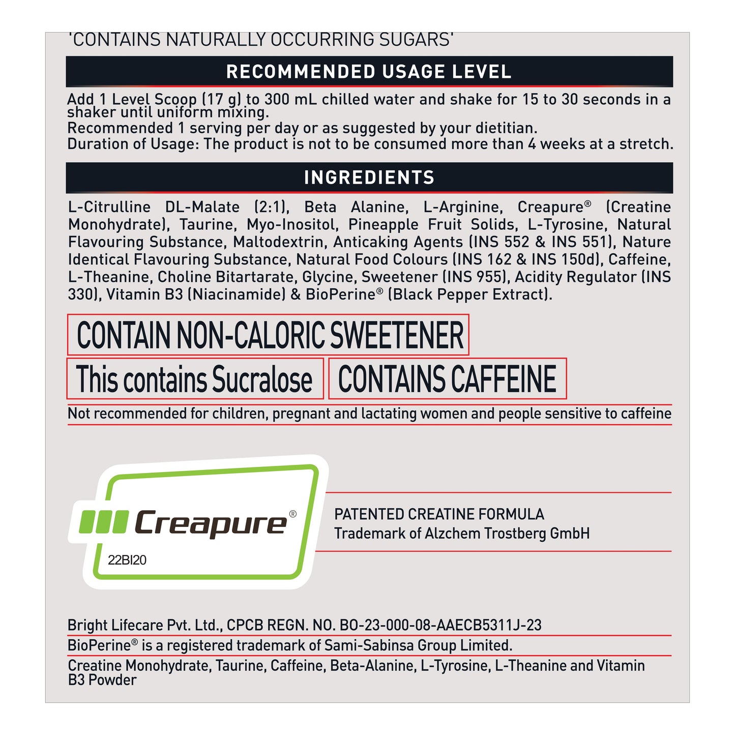 MuscleBlaze Pre Workout WrathX with Creapure®️, Fruit Fury, 510g | MuscleBlaze at Broadway