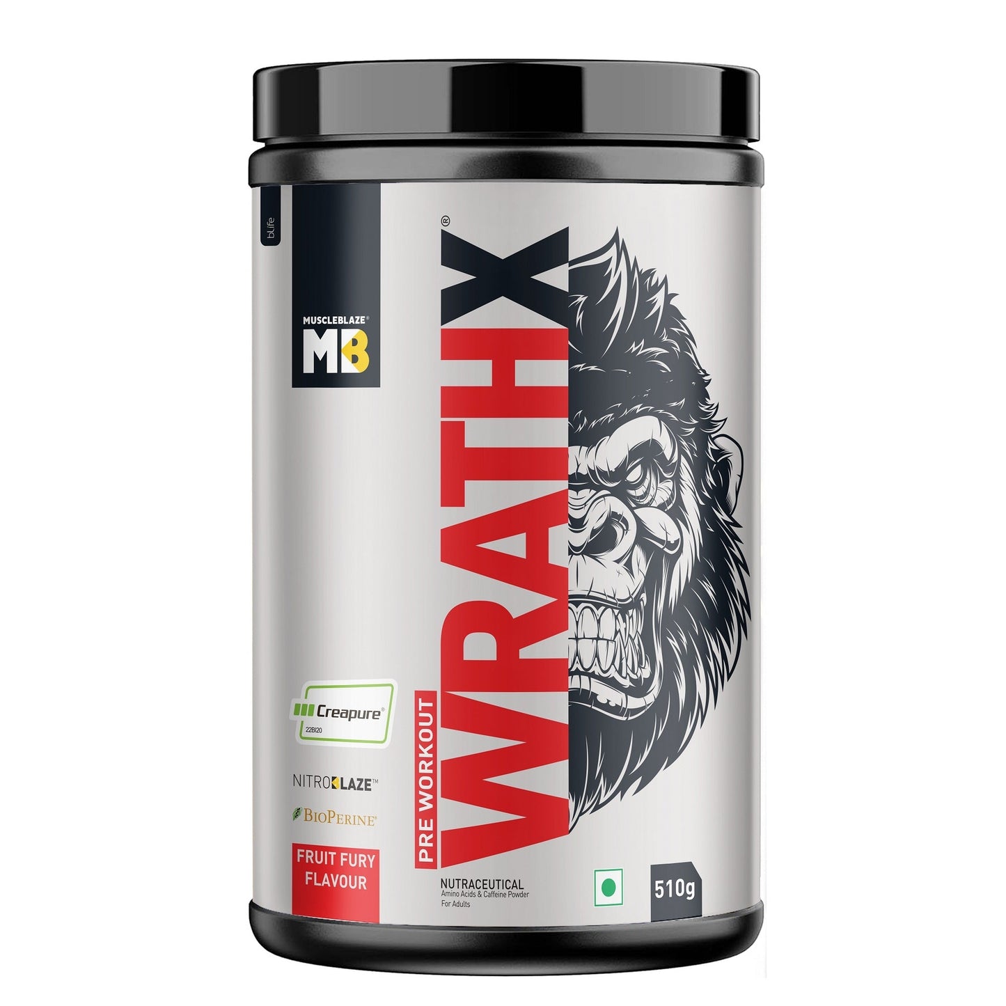 MuscleBlaze Pre Workout WrathX with Creapure | Fruit Fury | MuscleBlaze at Broadway