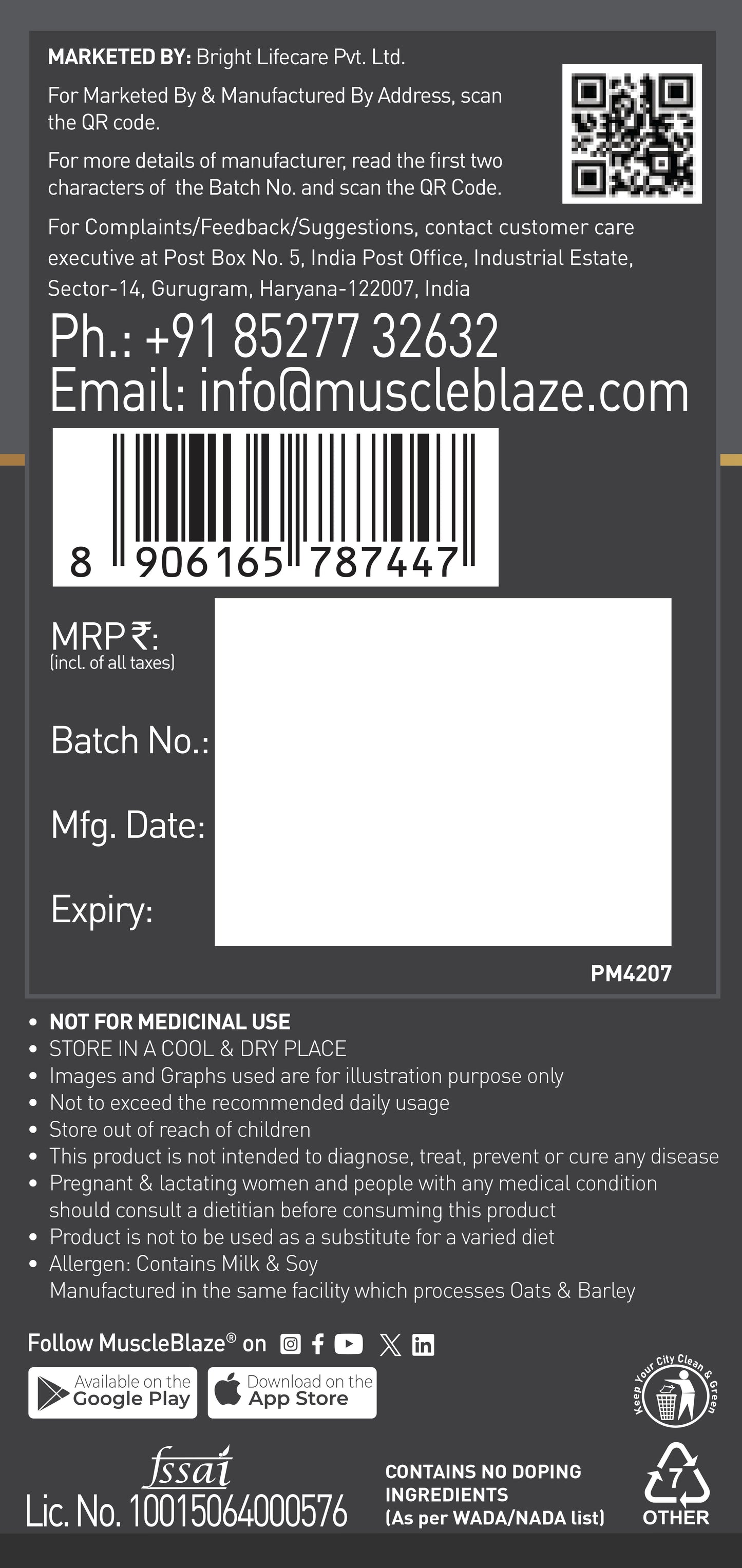 MuscleBlaze Biozyme Gold 100% Whey Protein (Double Rich Chocolate, 1kg / 2.2 lb)