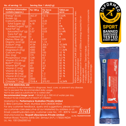 hydRo365 Orange Daily Hydration