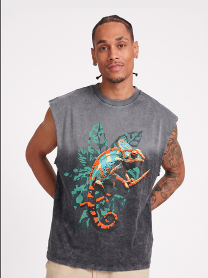Neon Tropic Chameleon Tank