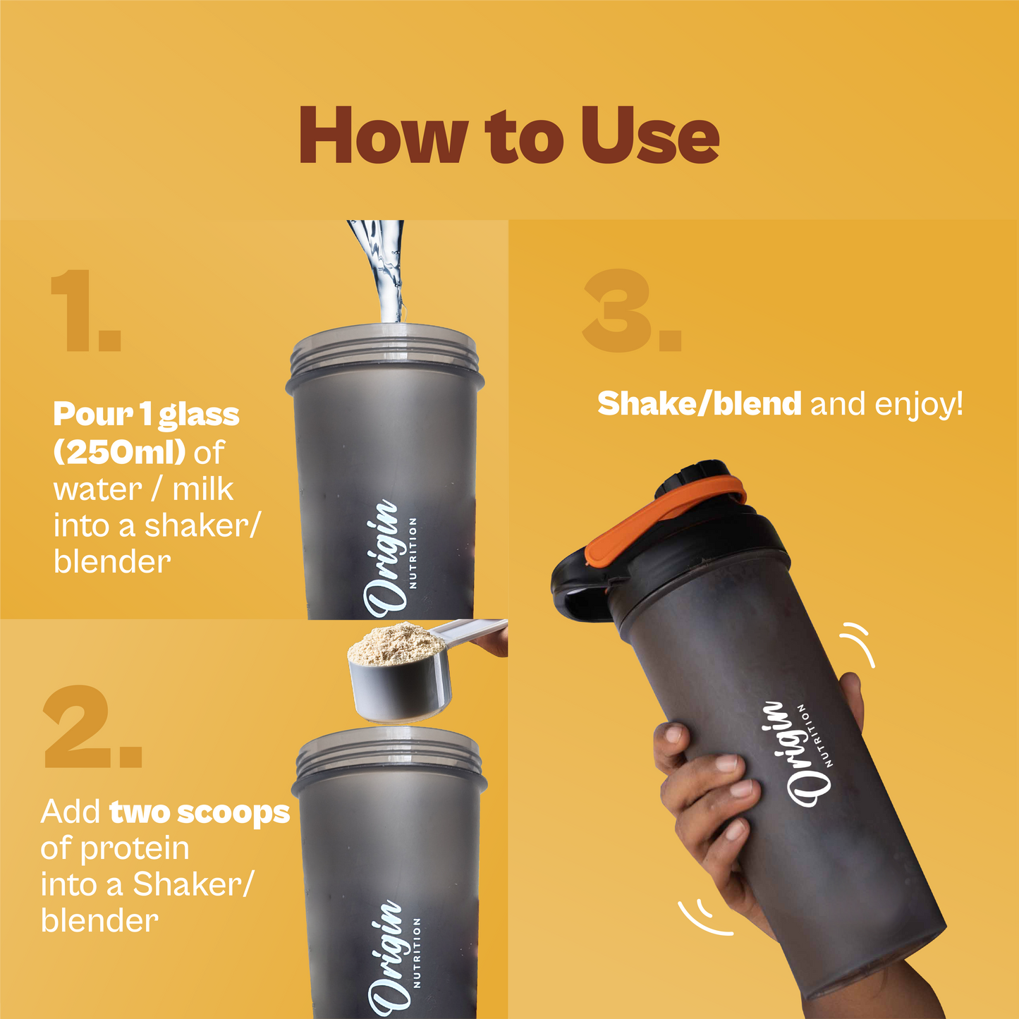 Origin Nutrition Daily Plant Protein  Mango Mania