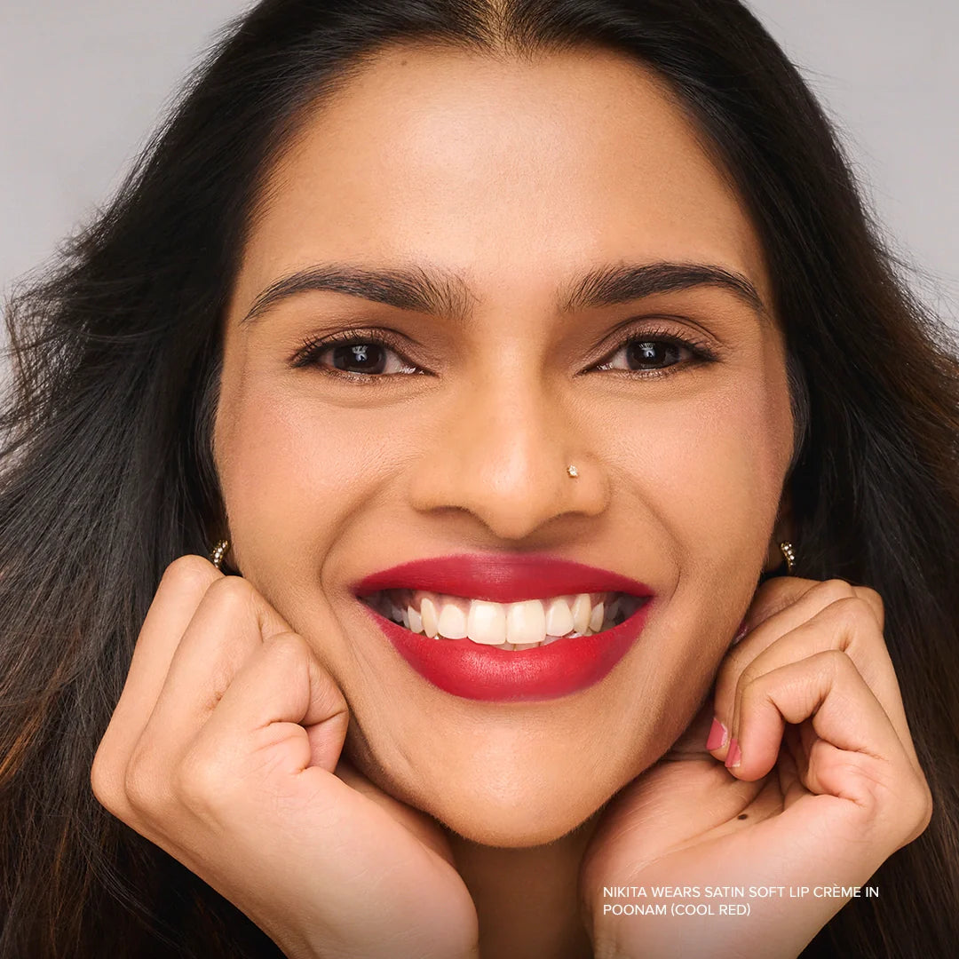 Poonam (Cool Red) - Satin Soft Lip Crème