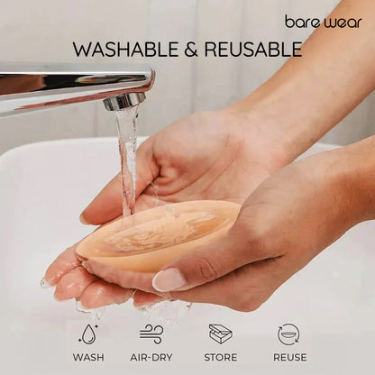 Non-Adhesive Reusable Nipple Covers + (10 cm) | Bare Wear at Broadway