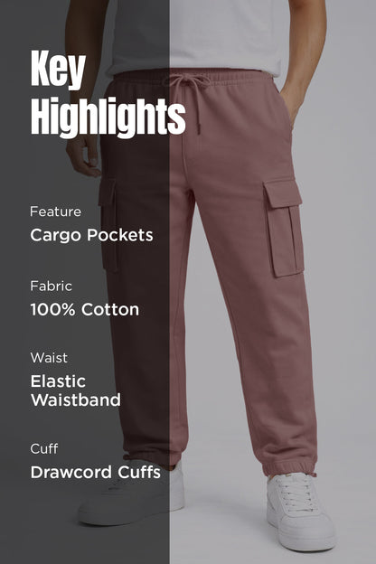 Relaxed Fit Cargo Joggers