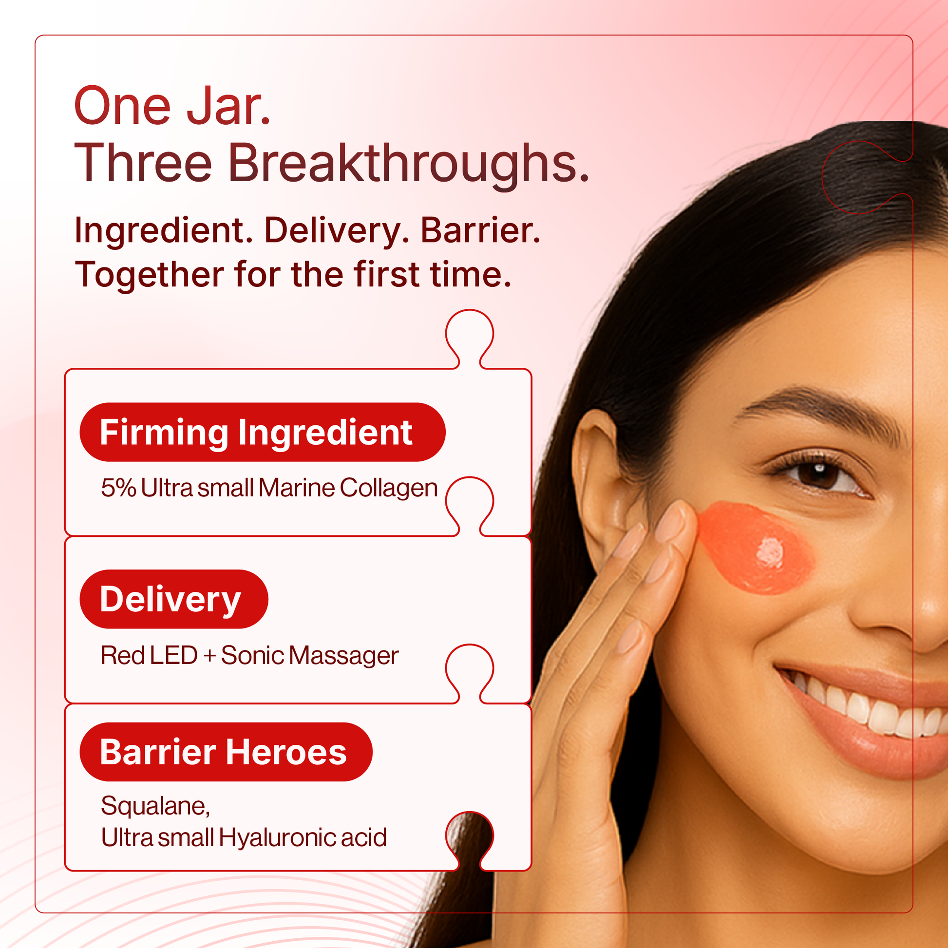 Numour Collagen Bombshell- Firming Jelly with Red Led Sonic Booster | Numour at Broadway