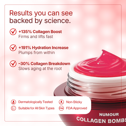 Numour Collagen Bombshell- Firming Jelly with Red Led Sonic Booster | Numour at Broadway