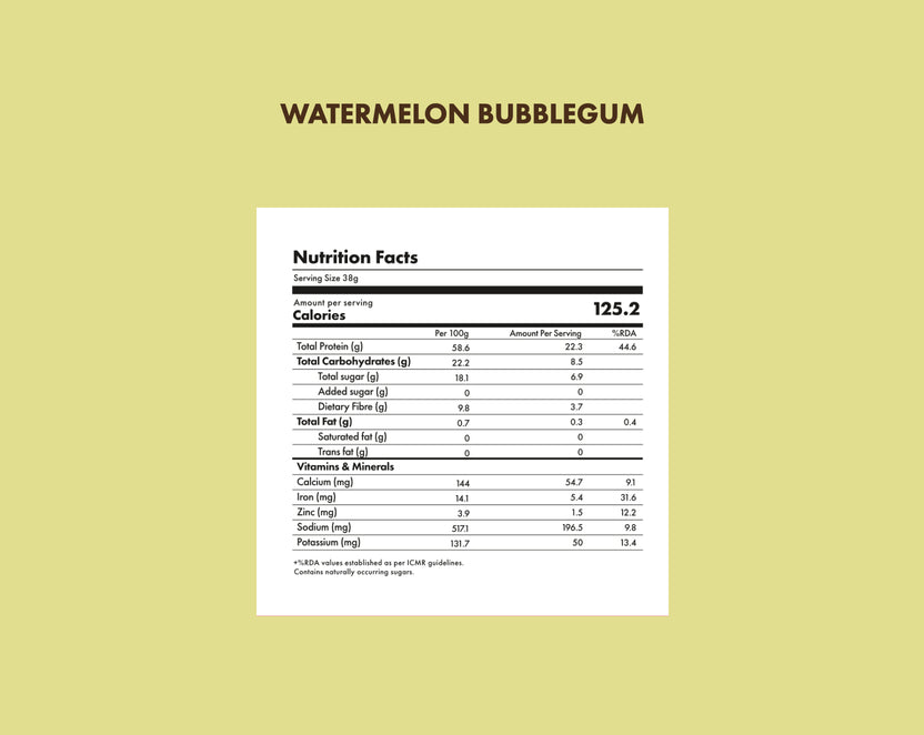 No-Nonsense Plant Protein - Watermelon Bubblegum - 38g