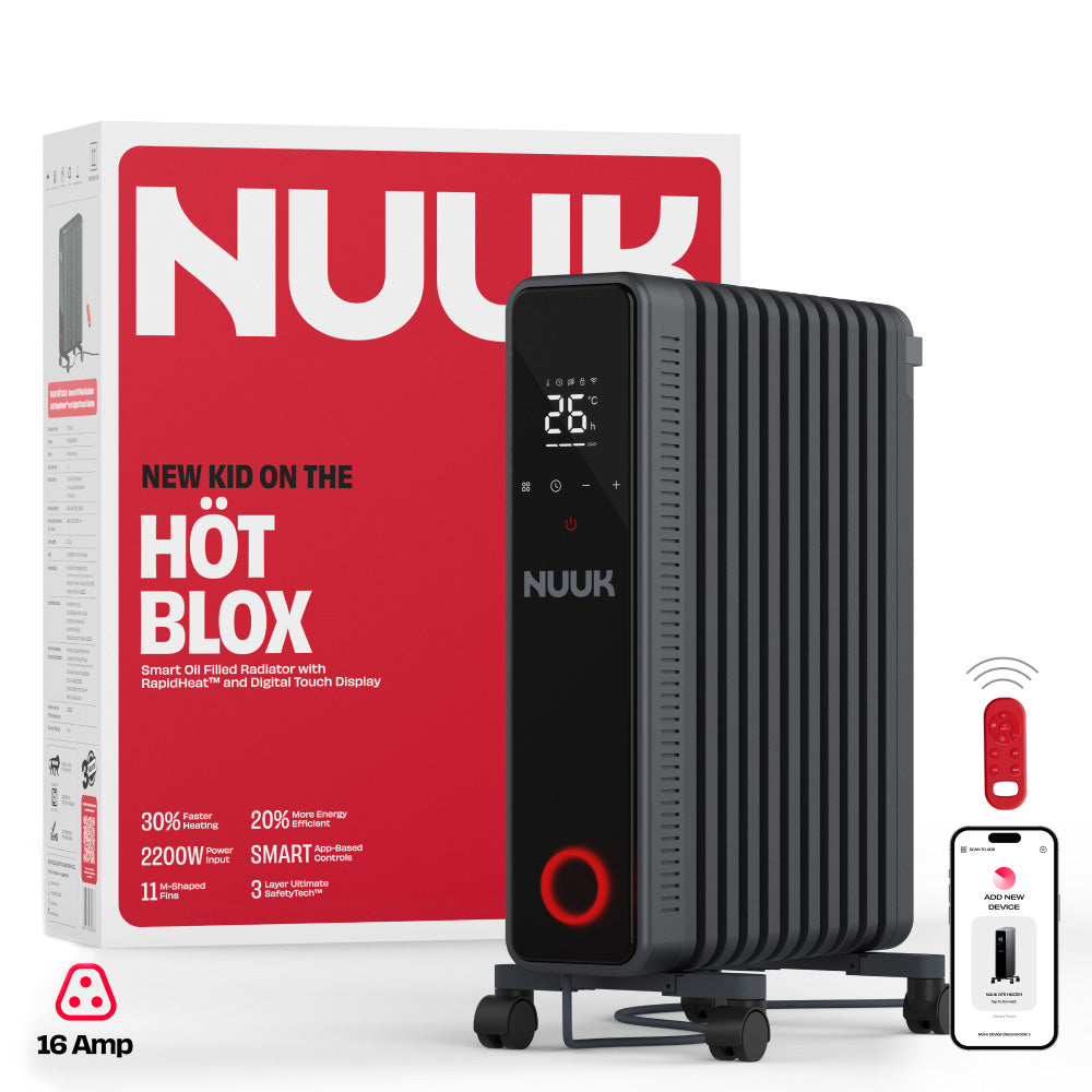 NUUK HOTBLOX  Oil Filled Radiator with Touch Panel | NUUK at Broadway