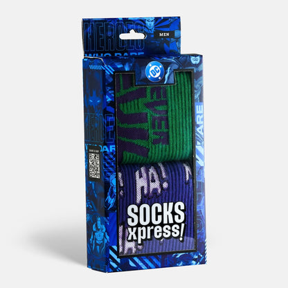 Men's Justice League Joker Crew Socks