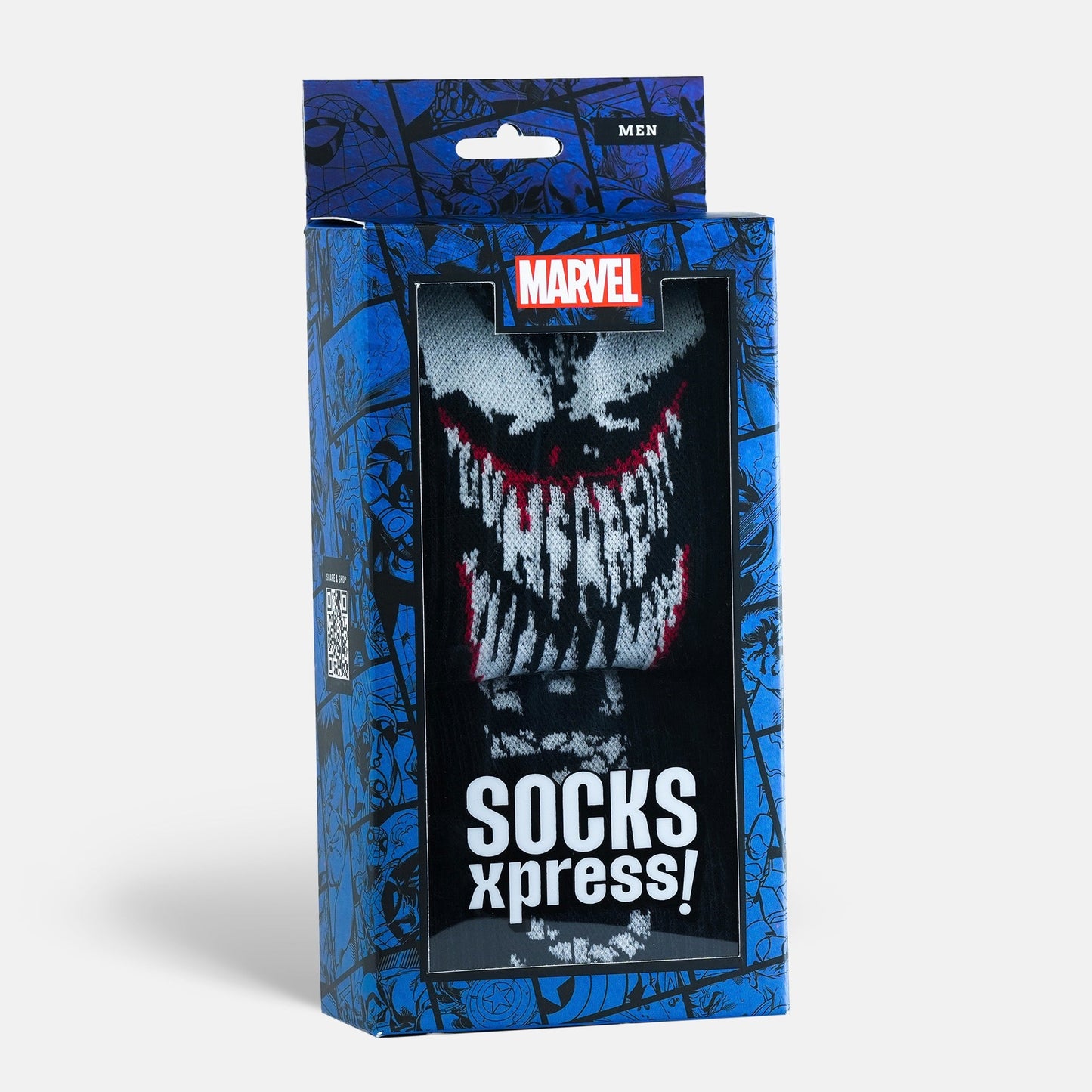 Men's Marvel Venom Crew Socks