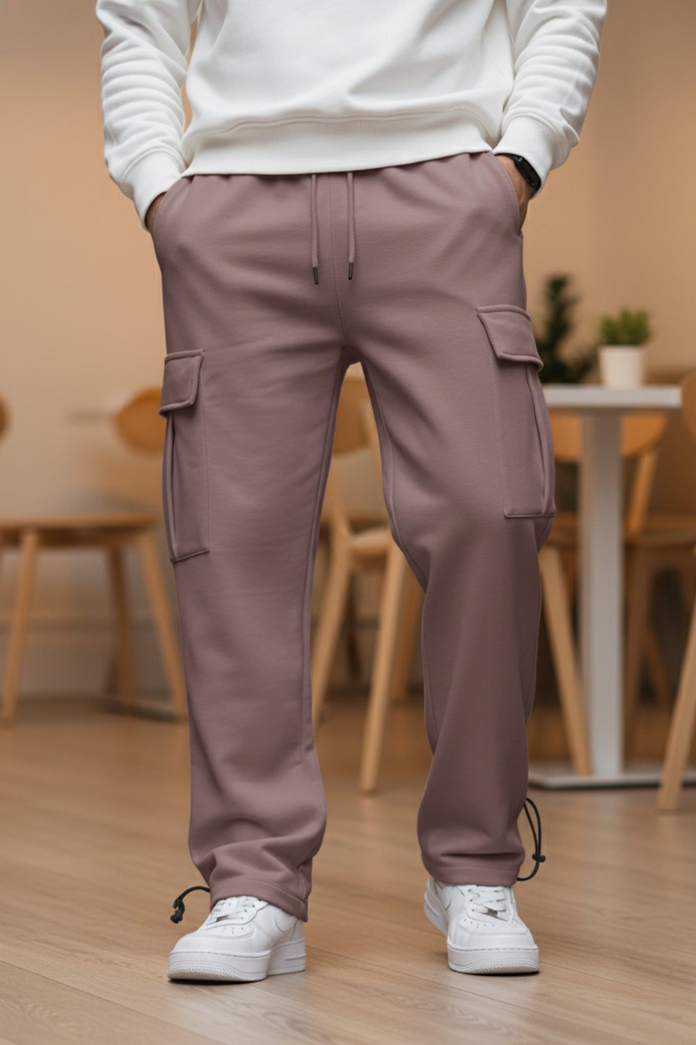 Relaxed Fit Cargo Joggers
