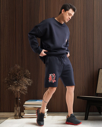Official Shorts Navy | Crazy Mosquitoes at Broadway