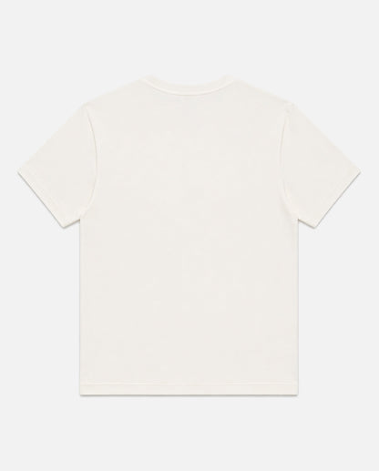 Bare Brown Off-White Slim Fit Crew Neck T-Shirt