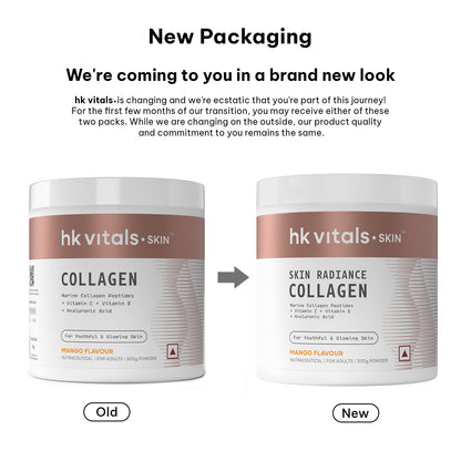 HealthKart hk vitals Marine Collagen Supplement (200g) | Vitamin C, E, Sodium Hyaluronate | HK Vitals at Broadway