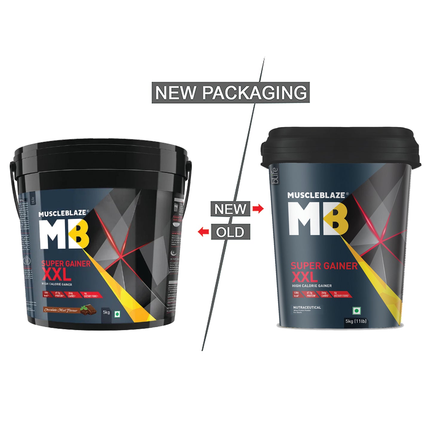 MuscleBlaze Super Gainer XXL, Chocolate, 5kg