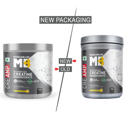 MuscleBlaze Creatine Monohydrate CreAMP , Citrus Blast, 320g | MuscleBlaze at Broadway