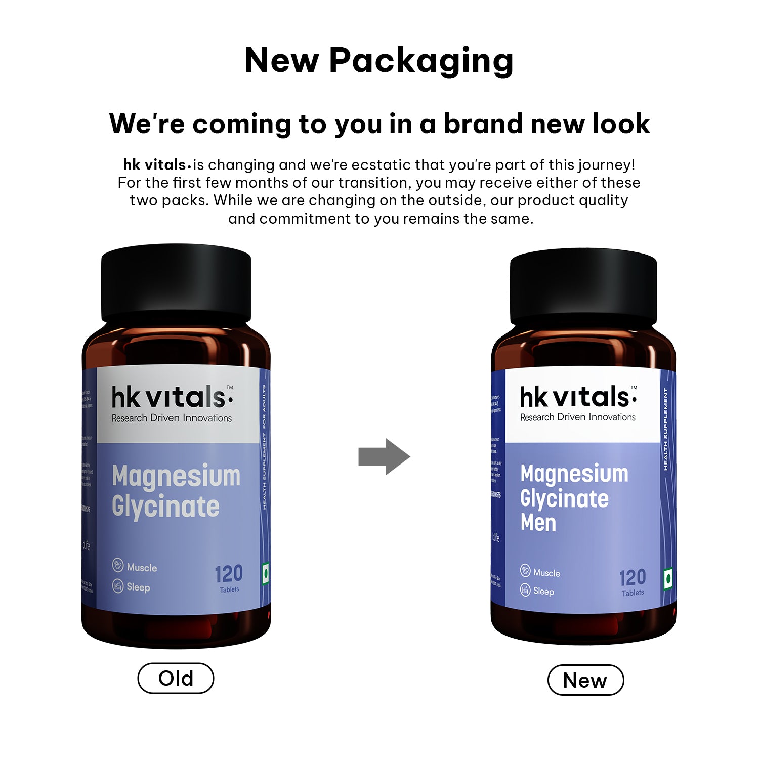 HealthKart hk vitals Magnesium Glycinate (1682mg) 120 Tablets | For Better Sleep Quality | HK Vitals at Broadway