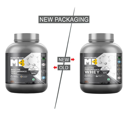 MuscleBlaze Biozyme Performance Whey Protein, Rich Chocolate, 2kg