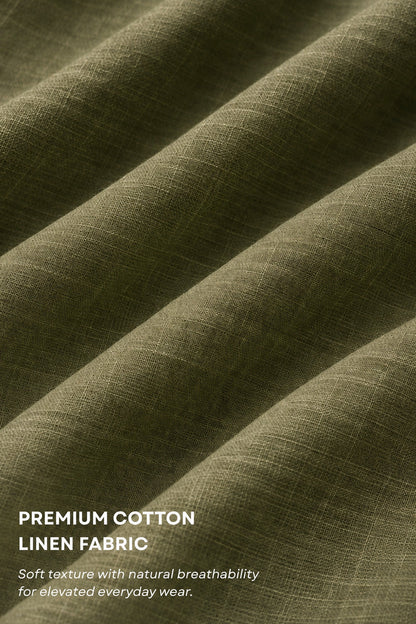 Signature Linen Cotton Blend Shirt
