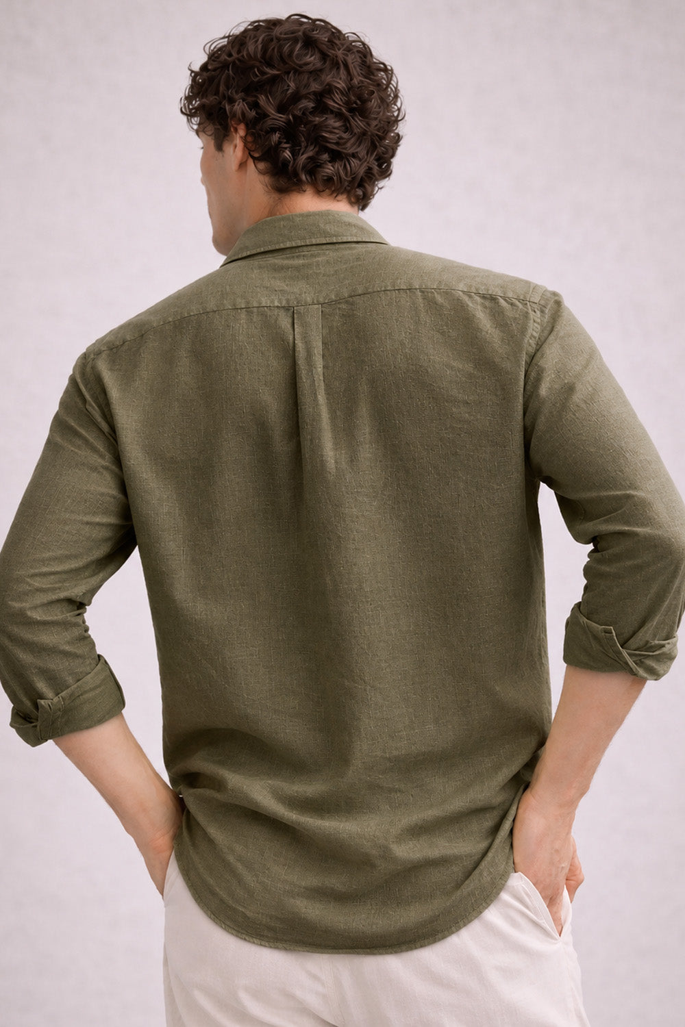 Signature Linen Cotton Blend Shirt