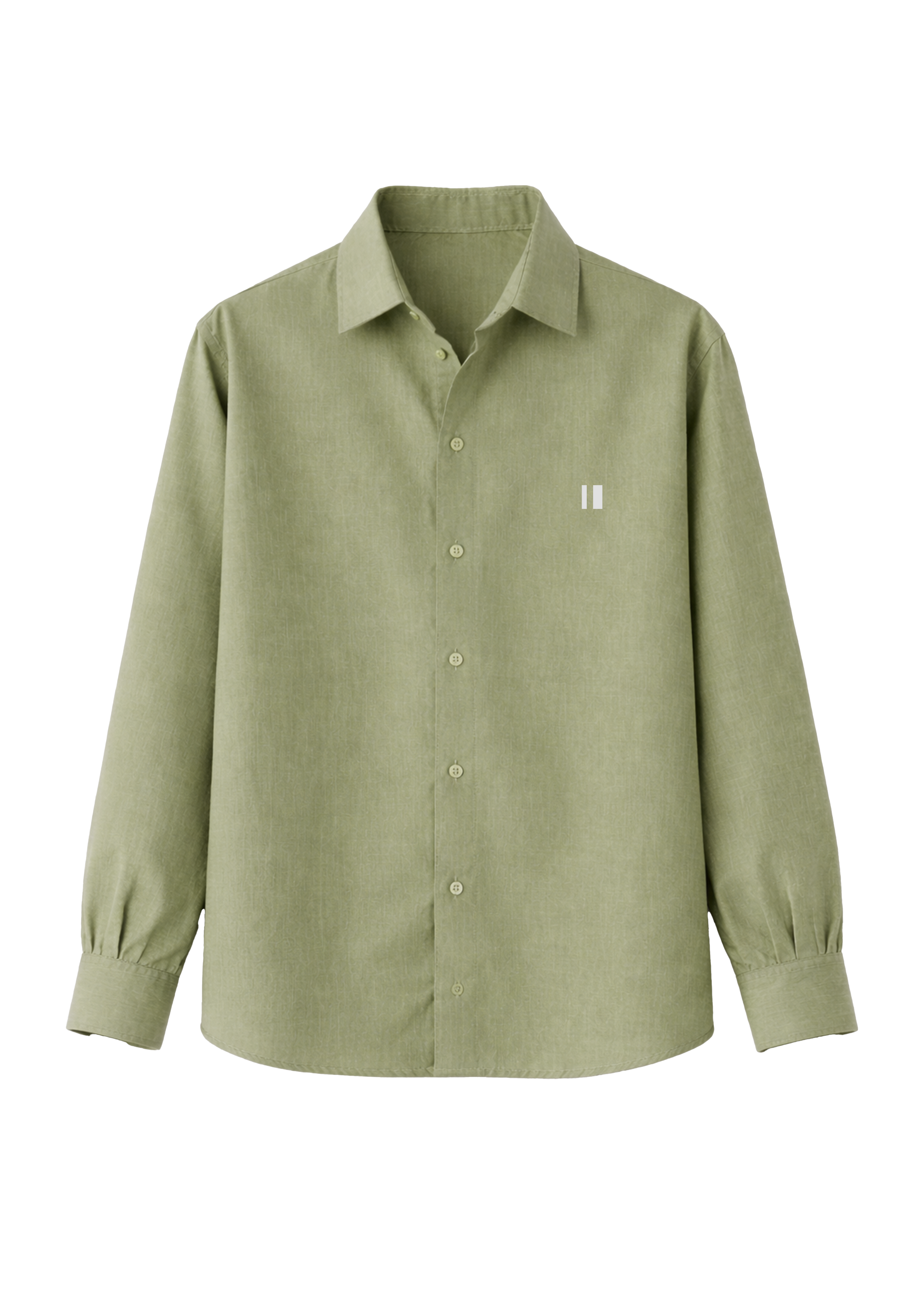 Chapter2Drip Olive linen shirt (Jr)