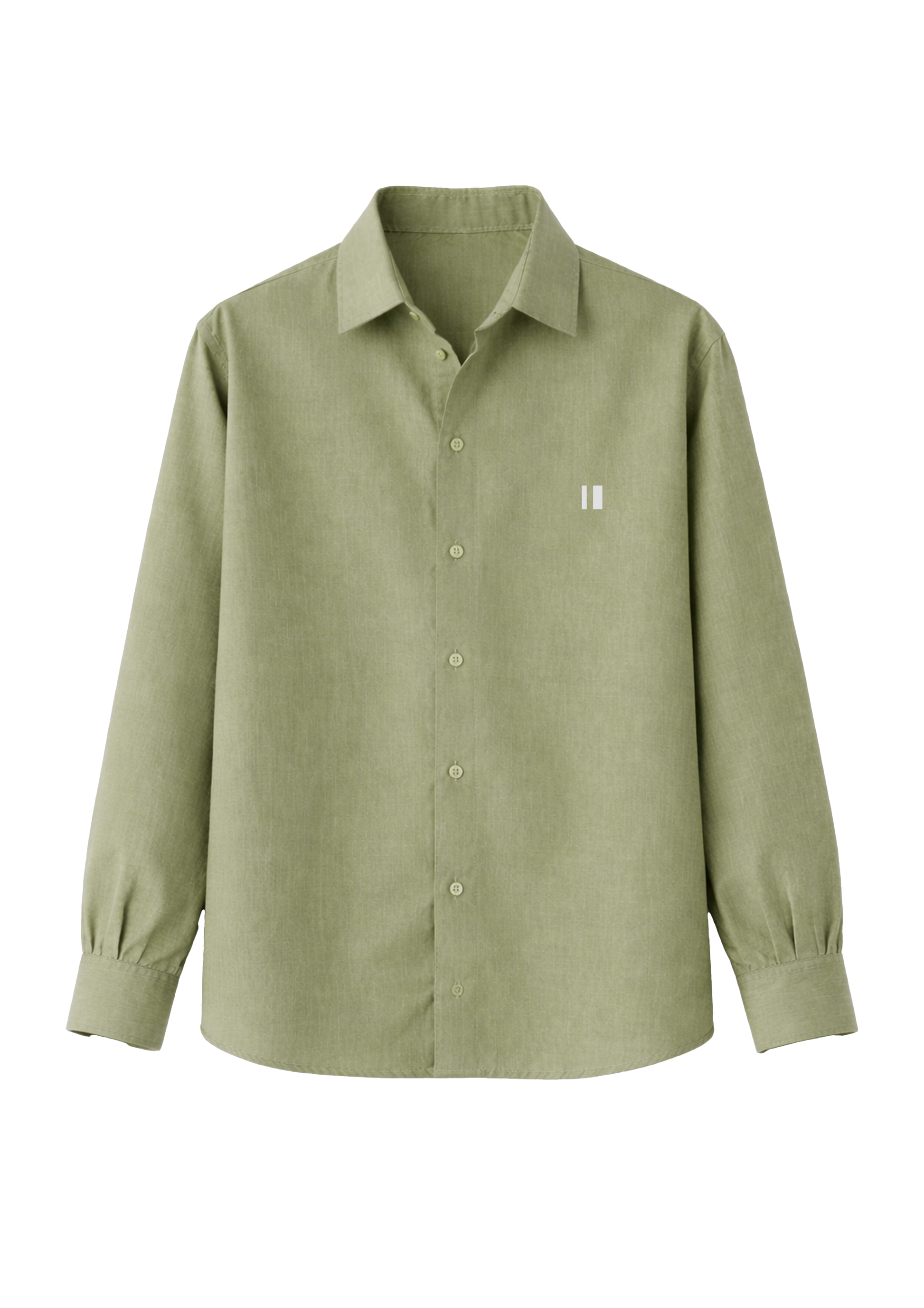 Chapter2Drip Olive linen shirt (Jr)