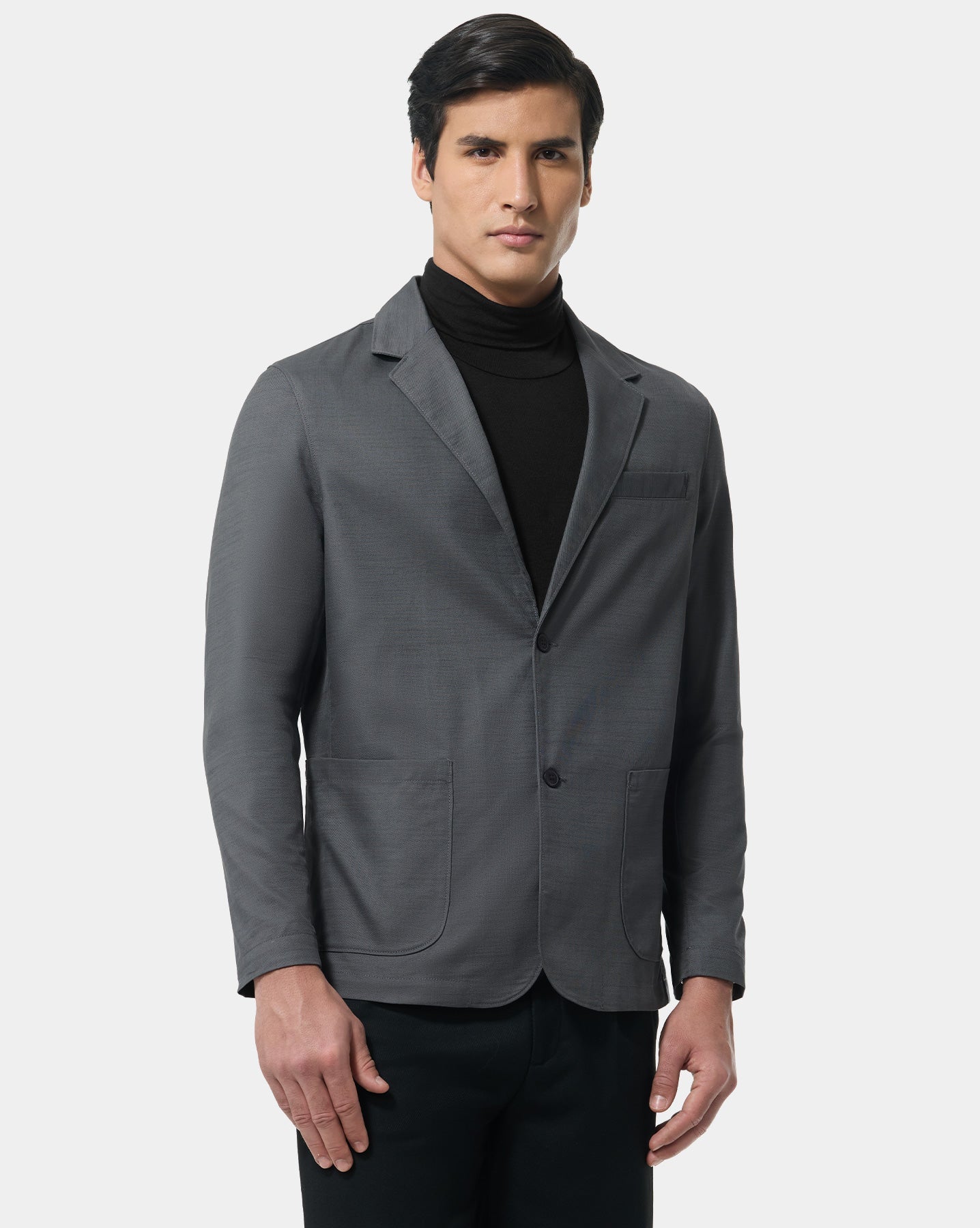 The Effortless Blazer Dark Grey