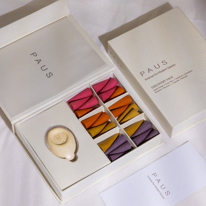 DISCOVERY PACK | Entire collection of mood-enhancing incense cones in a box