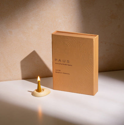 LUCID | Bergamot + Rosemary mood-enhancing incense cones | Mood: Focus, Mental Clarity, Presence