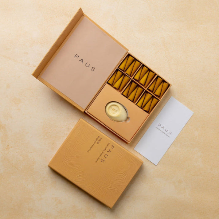 LUCID | Bergamot + Rosemary mood-enhancing incense cones | Mood: Focus, Mental Clarity, Presence