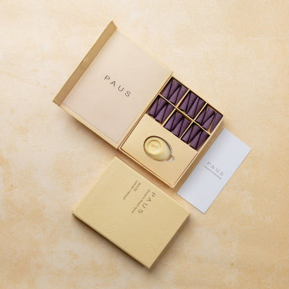 NOCTE | Lavender + Patchouli mood-enhancing incense cones | Mood: Calm, Unwind, Sleep-adjacent