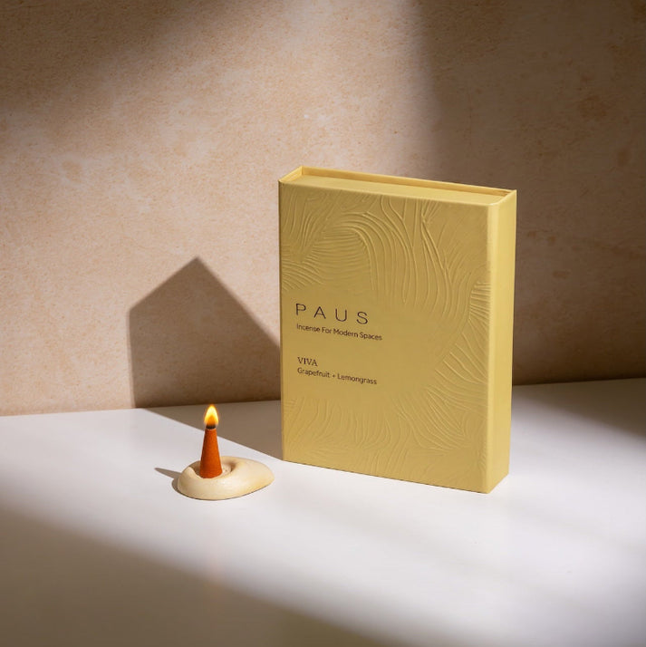 VIVA | Grapefruit + Lemongrass mood-enhancing incense cones | Mood: Energy, Joy, Uplift