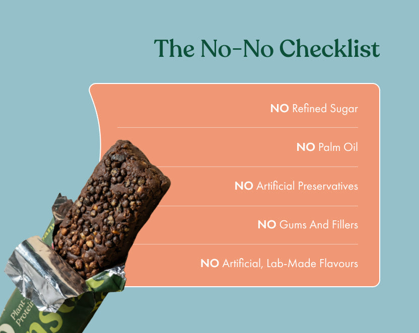 No-Nonsense Protein Bar - Choco Peanut | Pack of 6 | 270g | COSMIX at Broadway