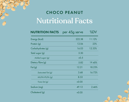 No-Nonsense Protein Bar - Choco Peanut | Pack of 6 | 270g | COSMIX at Broadway