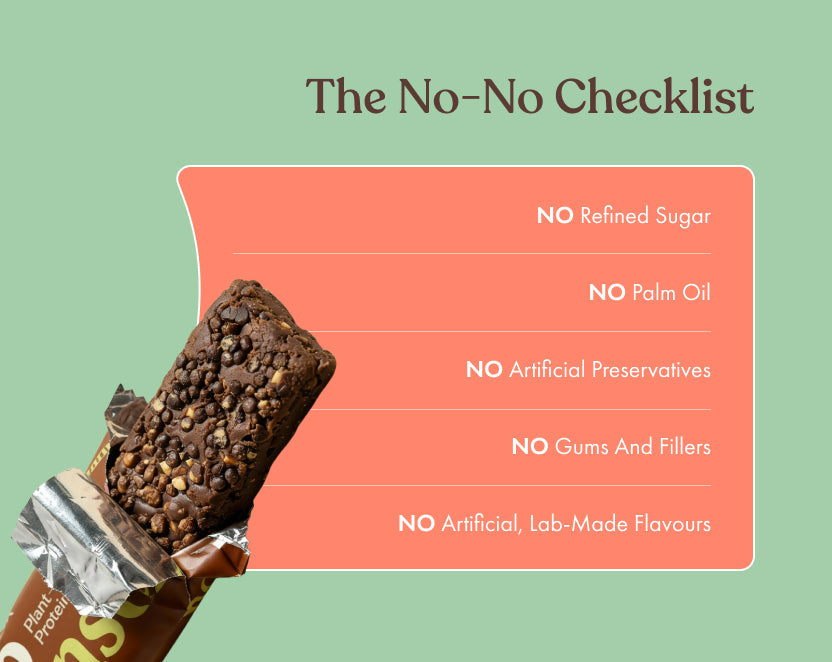 No-Nonsense Protein Bar - Mocha Almond | Pack of 6 | 270g | COSMIX at Broadway