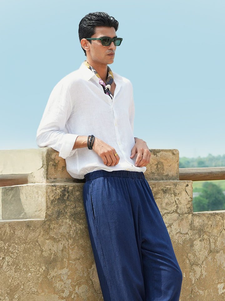 Se Relaxer 100% European Linen Shirt | Kingdom Of White at Broadway